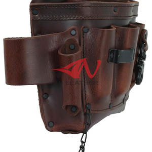 Sac à outils pour électricien en cuir robuste, nouvelle saison, finition de haute qualité pour les professionnels de l'électricité - Product Image 5