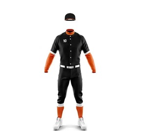 Meilleur produit personnalisé équipe porter à manches courtes Baseball uniforme nouveauté Baseball uniforme-acheter respirant maillots nouvelle coutume - Product Image 4