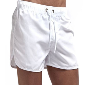 Pantalones cortos de playa en blanco multicolor con estampado de logotipo personalizado para hombre, pantalones cortos informales de verano para hombre, traje de baño corto para hombre al por mayor - Product Image 5
