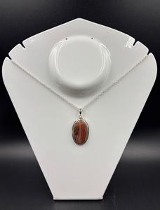 Colgante de Plata de Ley 925 hecho a mano indio para mujer, juego de piedras preciosas de arcoíris rojo con cristal de diamante chapado en oro para ropa de boda - Product Image 3