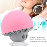 Mini Altavoz Inalámbrico con Diseño de Hongo, 5V 3W, Subwoofer con Ventosa, Bocinas Lautsprecher