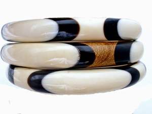 การสร้างทำด้วยมือเขาควายทำด้วยมือหรูหราขายส่งธรรมชาติควายวัวฮอร์นกำไลเครื่องประดับแฟชั่นสำหรับผู้ชายและผู้หญิง - Product Image 5