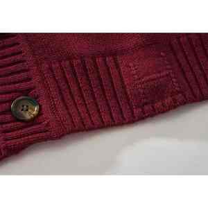 Suéter cárdigan con cuello redondo personalizado y elegante 2025 para hombre y mujer, hecho con hilo de algodón suave y ajuste moderno, cómodo y relajado. - Product Image 6