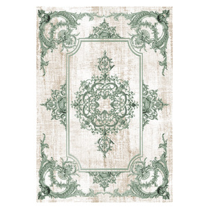 พรมเชนิลล์ LXDP-1020 จาก RUGS DEPOT ขายส่ง พรมพื้นที่หลากสีสัน โทนกลาง โมเดิร์น วินเทจ พิมพ์ลายดิจิทัล ซักเครื่องได้ ไม่ลื่น - Product Image 1