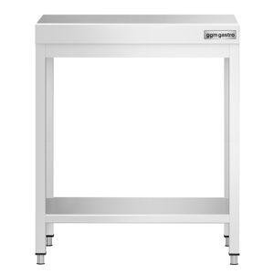 Commercial <b>Stainless</b> <b>Steel</b> Centre <b>Table</b> PREMIUM - 600x700mm - with Undershelf - Product Image 3