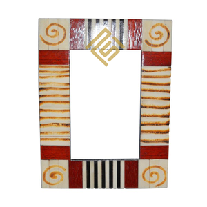 Nouveau Design 2025 Premium Qualité Corne Os Indien Fabriqué À La Main Article Photo Cadre Photo Top Standard Produit Résine Bois Décor À La Maison - Product Image 3