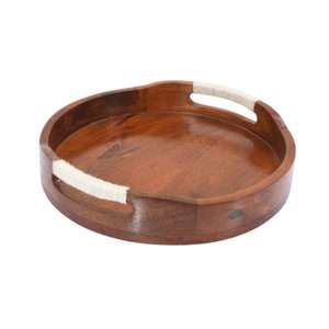 Bandeja de Madera para Servir en Hogares de Lujo que Agrega Elegancia Natural y Funcionalidad Práctica - Product Image 3