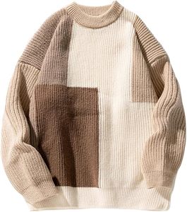 Suéter de Punto W9592Y Knzhee Industry para Hombre, Antiarrugas, Antibolitas, Transpirable, Delgado, 100% Algodón, Informal, Holgado, para Invierno - Product Image 5