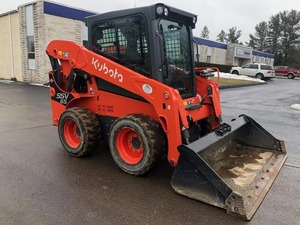 Minicargadora Kubota SSV65 usada, cargadora frontal con motor, mini retroexcavadora y cargadora de troncos - Product Image 5