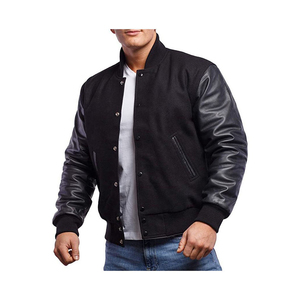 Chaquetas de bombardero de béisbol Varsity de lana hechas a medida de alta calidad última llegada Lettermen CollegeBaseballjacket para hombres - Product Image 4
