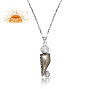 Collar con colgante de múltiples piedras preciosas naturales de Plata de Ley 925 más vendido, joyería personalizada para mujer, regalo para ella - Product Image 2