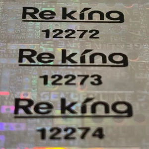 สติกเกอร์โฮโลแกรมสีเงิน Digiteltech แบบตัดตามรูปทรง สำหรับบรรจุภัณฑ์กระดาษพรีเมียม - Product Image 1