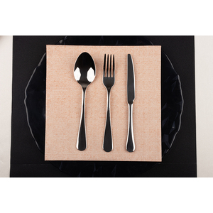 Serviettes en tissu imprimé Capri en terre cuite 48x48cm Bambulux Eco 240 pièces B2B - Product Image 5
