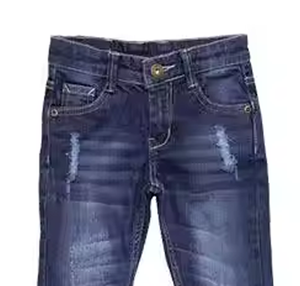 Vente chaude en usine sur mesure couleur Denim Jeans Pants Low Breathable Print Design pour toutes les saisons-Été Automne Hiver - Product Image 2