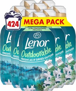Acondicionador de Telas Lenor Outdoorable, 424 Lavados (8x53), 742ml, Northern Solstice - Frescura Ultra Concentrada - Product Image 1