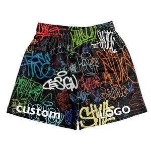 Alta calidad moda personalizado impreso sólido secado rápido hombres cordón personalizable verano OEM lana poliéster/algodón calle principal - Product Image 1