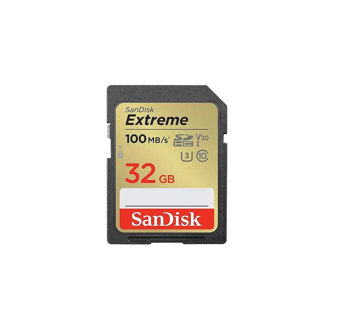 Original SanDisk Extreme SDHC UHS-I 100Mb/s Read 60MB/s Write 32GB SD memory Cards SDSDXVT-032G-GNCIN