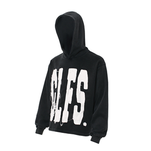 เสื้อฮู้ดดี้บุผ้าฝ้าย 100% เนื้อนุ่ม หนานุ่ม สไตล์สตรีทแวร์ ยูนิเซ็กซ์  ตกแต่งด้วยงานปักลายขาดๆ  พร้อมซิป  คุณภาพระดับพรีเมียม สำหรับฤดูหนาว  รับสกรีนโลโก้ตามแบบ - Product Image 3