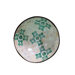 ชามมะพร้าวฝังโมเสคพร้อมหอยมุกเวียดนามส่งตรงจากโรงงานสำหรับใช้ในบ้านของที่ระลึกและร้านค้าปลีกที่เป็นมิตรกับสิ่งแวดล้อม - Product Image 3