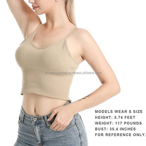 Sujetador Deportivo Sin Costuras de Alta Calidad para Mujer, Marca Saran International, Ropa Deportiva para Yoga, Sujetador Acanalado Profesional a Prueba de Impactos - Product Image 6