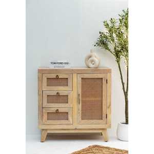 Malmo Elegant Versatile Mango Wood <b>Sideboard</b> for Home Furniture Use in <b>Kitchen</b> Living Room Bedroom Bathroom - Product Image 1