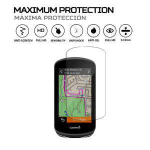 ANTISHOCK การ์มิน เอดจ์ 1030 พลัสฟิล์มกันรอยหน้าจอ ฝาครอบป้องกันระดับพรีเมียมสำหรับคอมพิวเตอร์จักรยานของคุณ - Product Image 2
