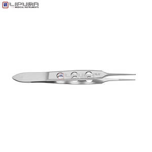 Pinces droites BISHOP HARMAN Iris 0,5 mm, instruments médicaux chirurgicaux, microchirurgie ophtalmique, pointe fine, style Bishop Harman - Product Image 3