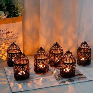 ATMOSPHERE HAVING <b>LANTERNS</b> Handmade Metal <b>Candle</b> <b>Lantern</b> for Wedding Party Christmas Garden Decor - Product Image 1