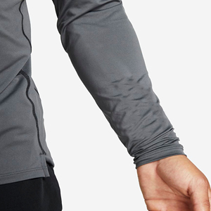 Camisas de compresión de manga larga con cuello en V, camiseta de entrenamiento atlético de secado fresco, camisetas de capa Base activa para hombres - Product Image 4