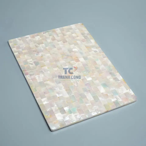 Mantel Individual redondo con Incrustaciones de nácar para comedor, elegante Mantel Individual con concha de mar, venta al por mayor - Product Image 4