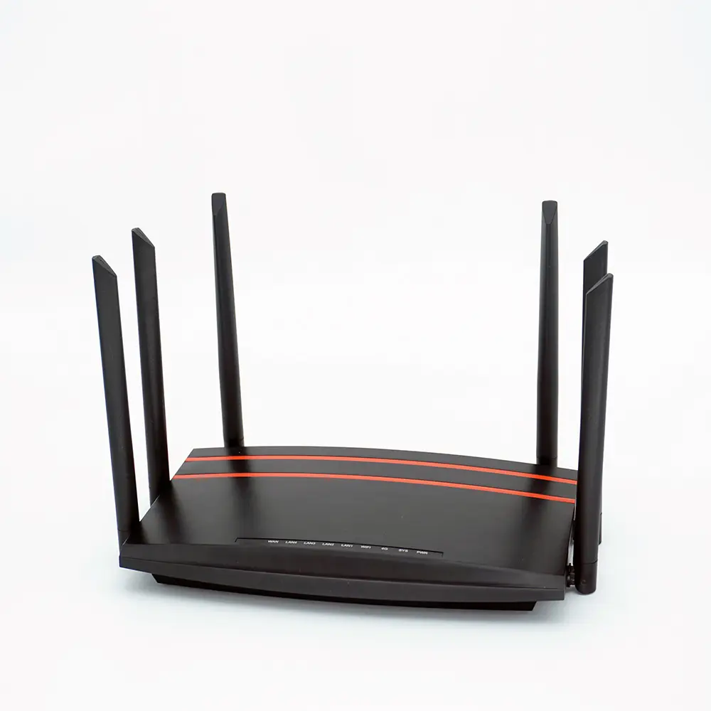 Router WiFi Dual-Band 4G CAT6 VPN kuat 1200Mbps dengan port Gigabit