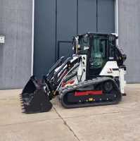 Cargadora Compacta de Orugas Hidromek HMK 62 T con Motor Diésel y Cucharón