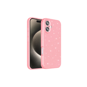 Funda de Silicona con Purpurina de Lujo Estilo Algodón SAFA para iPhone 16, Protección Antigolpes para la Cámara, Compatible con Vivo y OnePlus Nord - Product Image 1