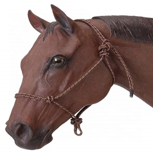 Collier de tête de cheval licou en corde d'extérieur classique équestre personnalisé maison d'équitation magasin Kanpur fabricant Inde - Product Image 5
