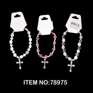 JESUS CROSS <b>BEADED</b> <b>BRACELET</b> 600PCS 50DZ/CS Fine Category Product Model 78975 - Product Image 1