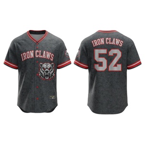 Maillot de baseball personnalisé Nom imprimé OEM sublimé 100% polyester Maillots de baseball bon marché Maillot vierge pour enfants - Product Image 3