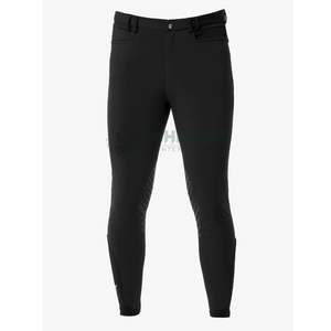 Pantalones de montar a caballo para hombre, pantalones ajustados duraderos, cintura flexible, rodillas reforzadas para equitación profesional y competiciones - Product Image 1