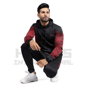 Survêtement de haute qualité survêtement avec logo personnalisé pour hommes survêtement de sport en coton et polyester pour hommes - Product Image 6