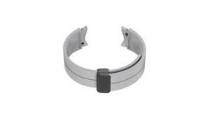 Correa de Reloj Deportiva GL001 Gris Claro Unisex, Duradera, Transpirable, Ajustable, Impermeable, de Silicona, 20-22mm, Acero Inoxidable - Product Image 5