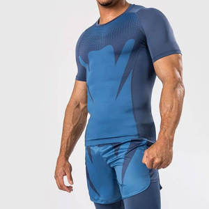 Camiseta de manga larga de compresión de rendimiento para hombre, capa Base atlética ajustada para gimnasio, deportes, Fitness - Product Image 2