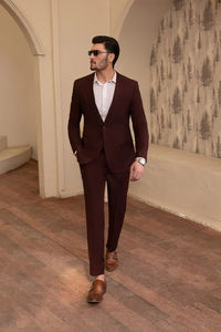 Trajes de Negocios para Hombre de Talla Grande con Costuras Superiores de Calidad, Diseños Personalizados de Pantalones y Chaqueta, Hechos en Pakistán, Último Diseño, Transpirables y de Secado Rápido - Product Image 6