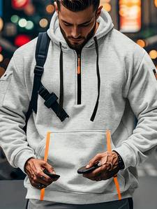 Sweats à capuche personnalisés pour hommes 100% coton lourd luxe qualité bouffée impression surdimensionné Streetwear pulls à capuche pour hommes fabriqué BD - Product Image 3
