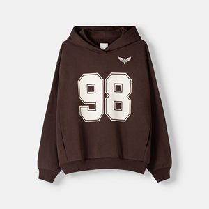 Sweat à capuche décontracté imprimé respirant 100% coton pour femmes-Options de conception personnalisées Bas quantité minimale de commande Mode d'hiver à séchage rapide écologique - Product Image 6