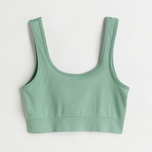 Logo personnalisé dames soutien-gorge de sport femmes Yoga vêtements de sport avec bretelles élastiques réglables Gym haut court vêtements de Fitness - Product Image 1