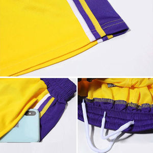 Short de basket-ball pour homme avec tissu en maille de laine respirant à séchage rapide, adapté aux entraînements de gymnastique et aux vêtements décontractés - Product Image 6