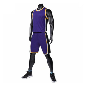 Ensemble uniforme de basket-ball en polyester respirant de grande taille, maillots et shorts sublimés personnalisés pour équipe de club - Product Image 2