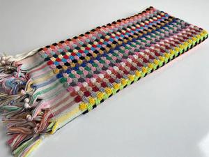 Serviette de bain rayée à pompon 100% coton de qualité supérieure 50x100 à séchage rapide 250gr multi-usages fabriquée en Turquie - Product Image 4