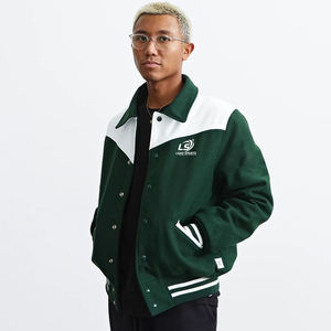 แจ็คเก็ตวาร์ซิตี้ผู้ชายขายดีสำหรับฤดูหนาว พิมพ์โลโก้แบบมืออาชีพ ผ้าแคนวาสคุณภาพสูง คอตั้ง เคลือบกันลม แบบกลับด้านได้ - Product Image 2