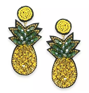 Boucles d'oreilles pour femmes artisanales Nouveau design brodé de fruits par MD Handicrafts - Product Image 2