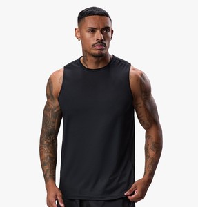 Camiseta sin mangas transpirable de secado rápido para gimnasio, camiseta sin mangas deportiva personalizada para hombre, chalecos para correr, Fitness y gimnasio - Product Image 1